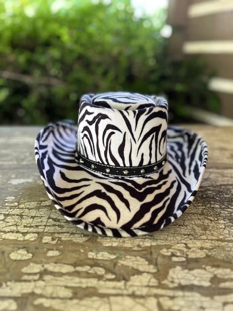 Zebra Western Express Hat