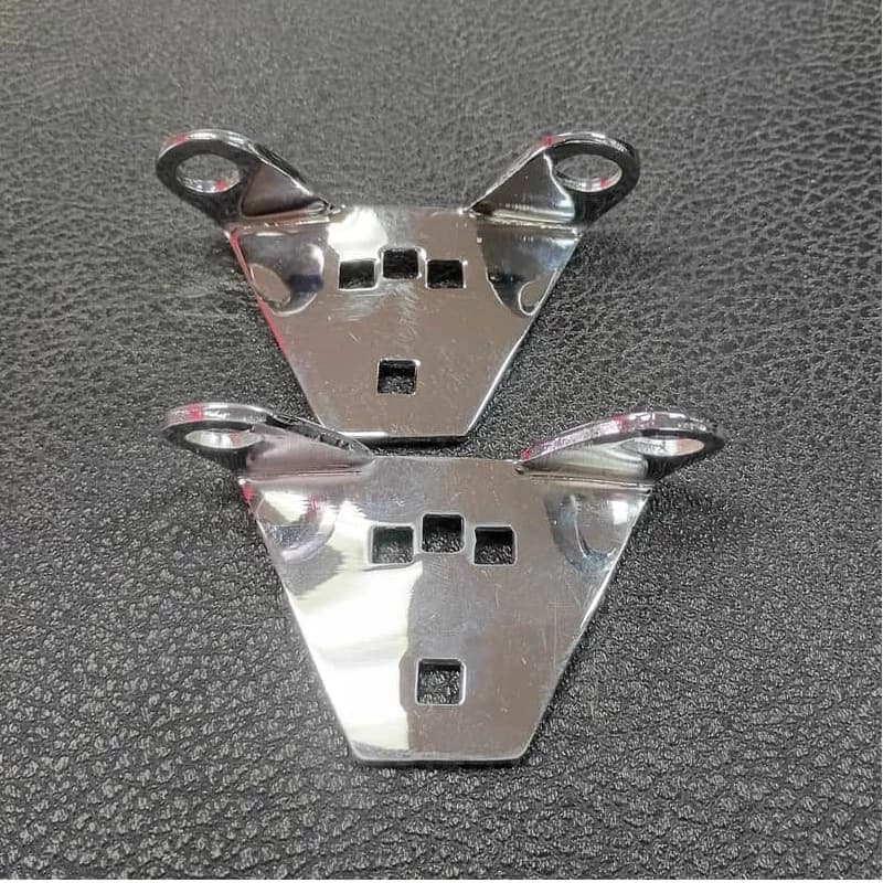 Latin Percussion LP912 Double Conga Mounting Bracket (2 brackets) - Chrome