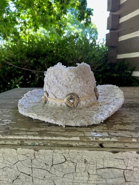 White Lace Hat