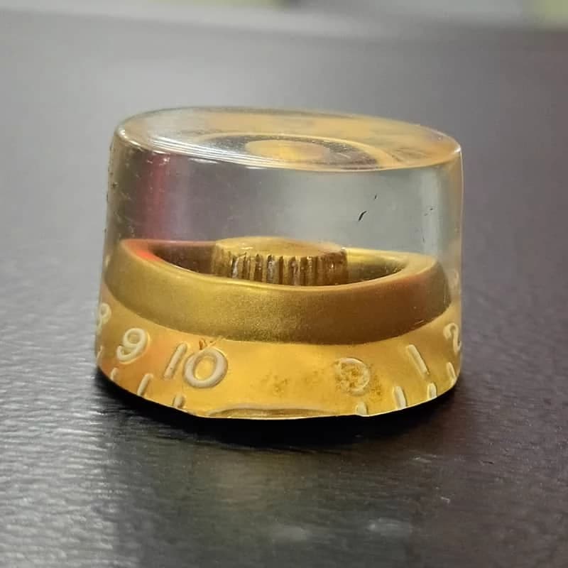 Vintage Gibson Tall Speed Knob 50's Gold