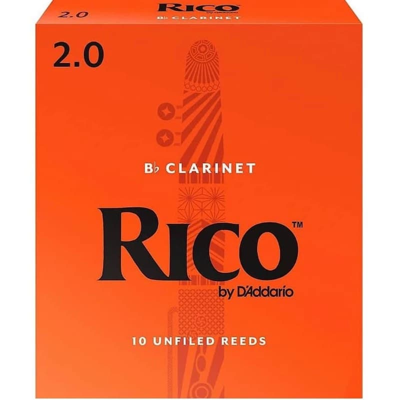 Rico Bb Clarinet Reeds Strength 2.0 Box of 10 - RCA1020